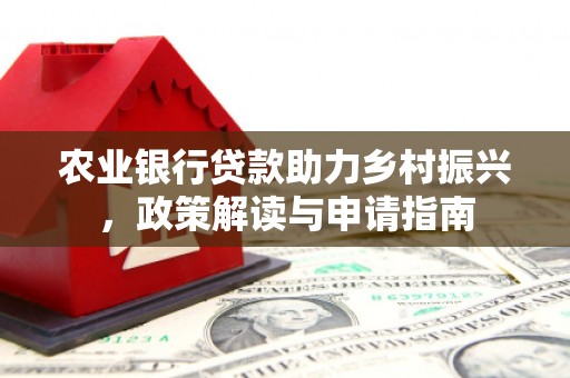 南召农业银行贷款助力乡村振兴，政策解读与申请指南
