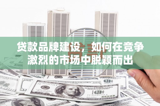 南召贷款品牌建设，如何在竞争激烈的市场中脱颖而出