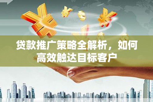 南召贷款推广策略全解析，如何高效触达目标客户