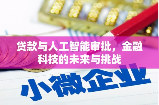 南召贷款与人工智能审批，金融科技的未来与挑战