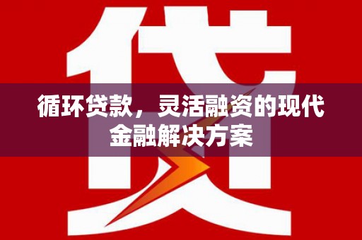 南召循环贷款，灵活融资的现代金融解决方案
