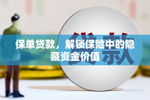 南召保单贷款，解锁保险中的隐藏资金价值