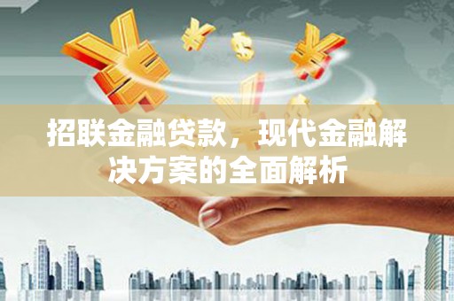 南召招联金融贷款，现代金融解决方案的全面解析