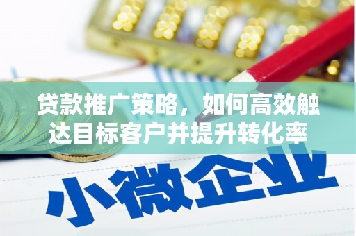 南召贷款推广策略，如何高效触达目标客户并提升转化率