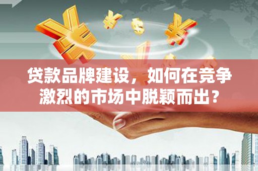 南召贷款品牌建设，如何在竞争激烈的市场中脱颖而出？
