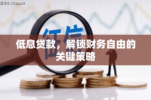 南召低息贷款，解锁财务自由的关键策略