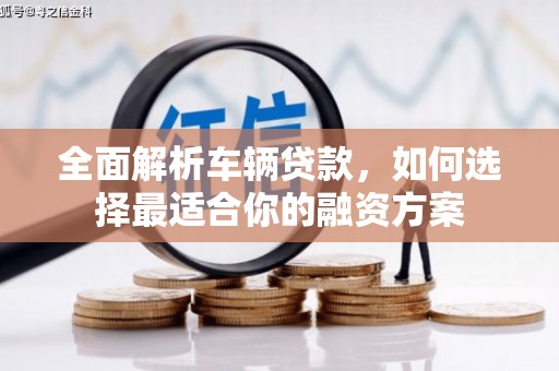 南召全面解析车辆贷款，如何选择最适合你的融资方案