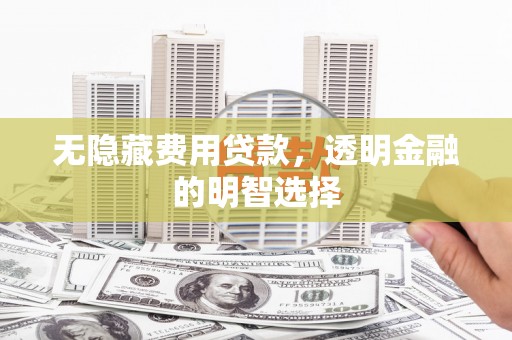 南召无隐藏费用贷款，透明金融的明智选择