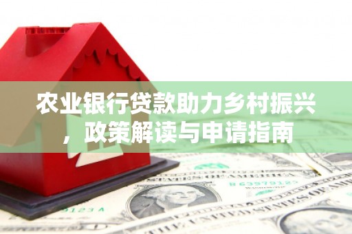 南召农业银行贷款助力乡村振兴，政策解读与申请指南
