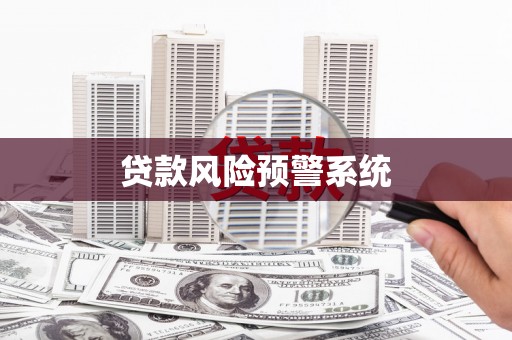 南召贷款风险预警系统